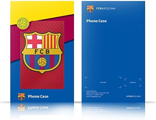 Kafa Çantası Tasarımları Resmi Lisanslı FC Barcelona Büyük Boy Crest Hard Case Arka ile Uyumlu Apple iPhone 12 / iPhone