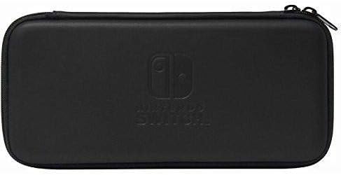 Nintendo Switch(Mariokart) ile Uyumlu Fox Micro Taşıma Çantası - Nintendo Switch Konsolu ve Aksesuarları için Siyah