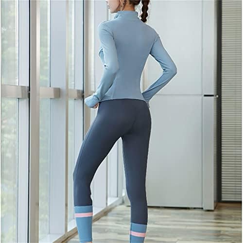 JYDBRT Yoga Giyim Setleri Kadın Fitness Spor Pilates Streç Yaz Kısa Kollu Modelleri (Renk: D, Boyut: Küçük)
