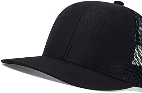 Quanhaıgou şoför şapkası - Mesh Snap Back-Unisex Ayarlanabilir beyzbol şapkası-Erkekler Kadınlar için Açık Hava Şapkaları