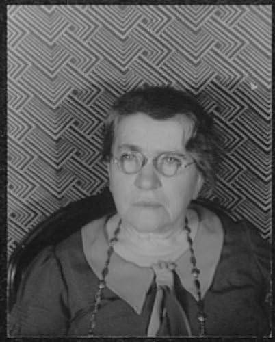 Tarihselfindings Fotoğraf: Emma Goldman'ın Portresi, Carl Van Vechten, Fotoğrafçı, Mart 1934, Gözlükler
