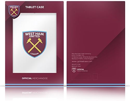 Kafa Çantası Tasarımları Resmi Lisanslı West Ham United FC Üçüncü 2020/21 Crest Kiti Yumuşak Jel Kılıf Apple iPad