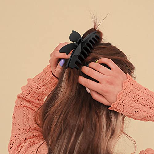 ACO-UİNT 4 Paket Kadınlar için Büyük Saç Klipleri, Kalın Saçlar için Kaymaz Kelebek Saç Pençe Klipsleri Saçlar için