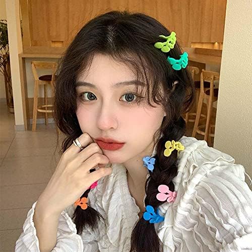 Houchu Mini Saç Pençe Kore Tarzı Kawaii saç aksesuarları Küçük Tokalar Kiraz Kızlar Barrette Geometrik Patlama Klip