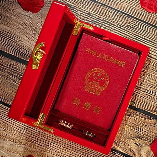 MMLLZEL Lacquerware Mücevher Kutuları Retro Çin Tarzı Mücevher Kutusu Depolama Düğün Hediyeleri Yüzük Kutuları Mücevher