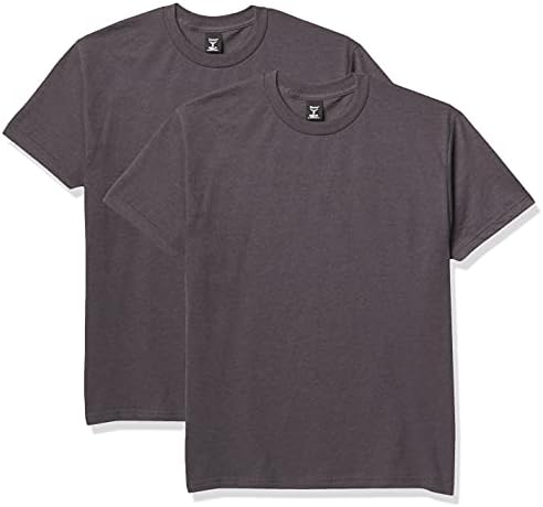 Hanes Erkek Kaslı Kısa Kollu Tişört Değer Paketi (2'li Paket) (Uzun Boylu Mevcuttur)