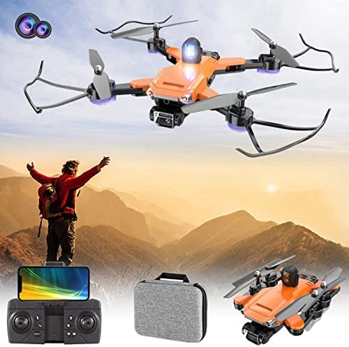 298NZO Drone ile 4K Çift Hd FPV Kamera Optik Fl Düşük Yerelleştirme Uzaktan Kumanda Oyuncak Hediyeler için Erkek