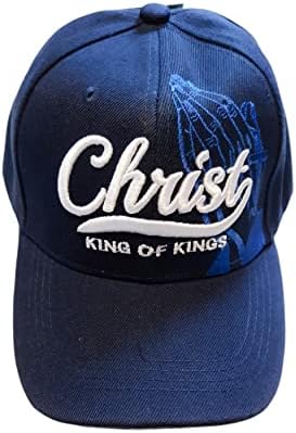 Siyah Ördek Marka 3D Mesih Kral Krallar İşlemeli İsa Hıristiyan yuvarlak şapka
