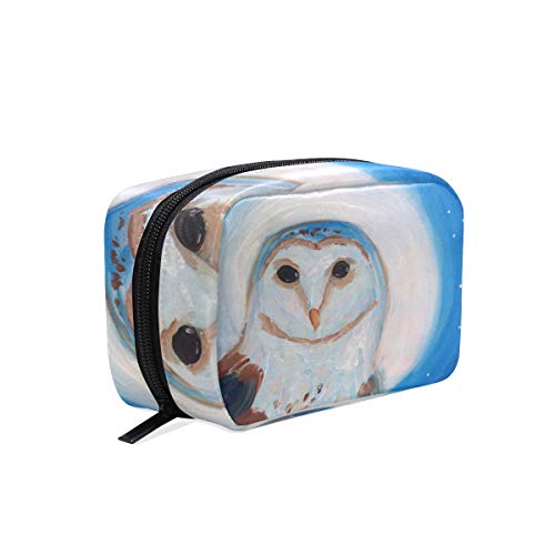 Unicey Mehtap Baykuş Makyaj Çantaları Taşınabilir Tote Kozmetik Çantası Seyahat kozmetik düzenleyici makyaj çantası