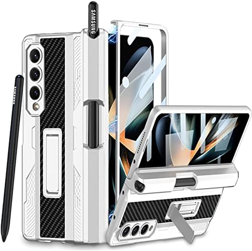 Samsung Z Fold 4 Kılıf için COCOING【S Pen Fold Edition】 Menteşeler,Ekran Koruyucu ve Standlı Dahili Kalem Tutucuyu,Galaxy