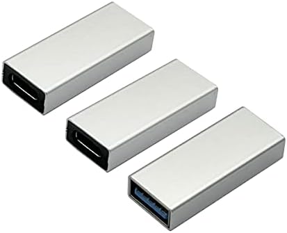 Seadream 3 Paket USB C USB A 3.0 Adaptörü, USB A USB C Adaptörü, USB 3.1 USB 3.0 Dişi USB C dişi adaptör Konektörü