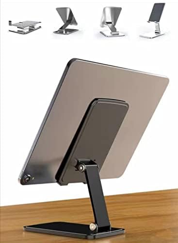 LADUMU Masaüstü cep telefonu tutucu Çelikten yapılmış Küçük Boyutlu Kapalı telefon standı Ayarlanabilir Taşınabilir
