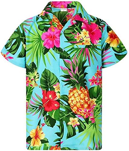 Erkek Rahat havai gömleği Yaz Tropikal Plaj Bowling Gömlek Kısa Kollu Retro Plaj Çiçek Düğme Aşağı Gömlek