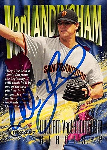 İmza Deposu 621817 William VanLandingham İmzalı Beyzbol Kartı - San Francisco Giants 1997 Dolaylarında-No. 71