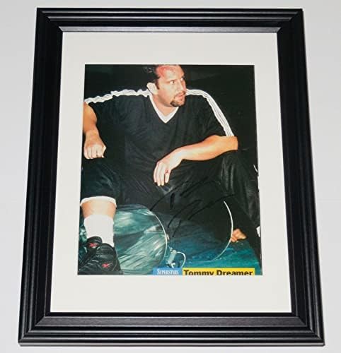 Tommy Dreamer İmzalı 8x10 Renkli Fotoğraf (çerçeveli ve Keçeleşmiş) - Wwe/Ecw! - İmzalı Güreş Fotoğrafları