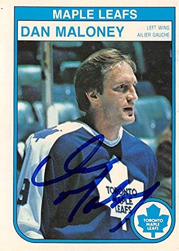 İmza Deposu 620815 Dan Maloney İmzalı Hokey Kartı-Toronto Maple Leafs, 67 1982 O-Pee-Chee-No. 326