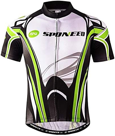sponeed Bisiklet Jersey erkek Bisiklet Gömlek Şort Yastıklı Nefes Bisiklet Forması