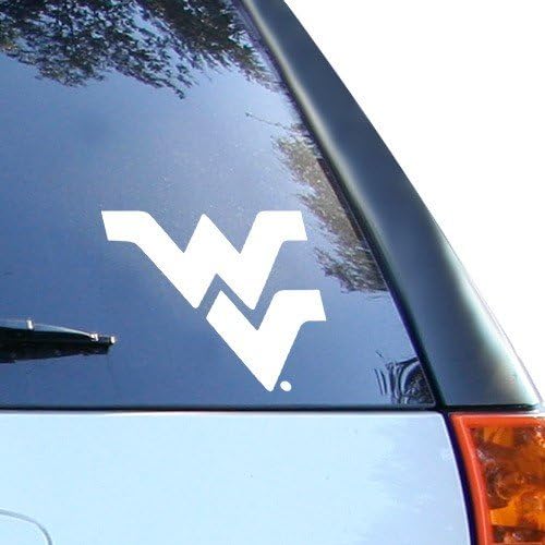 Wincraft NCAA Batı Virjinya Dağcıları 8x8 Beyaz Çıkartma Logosu