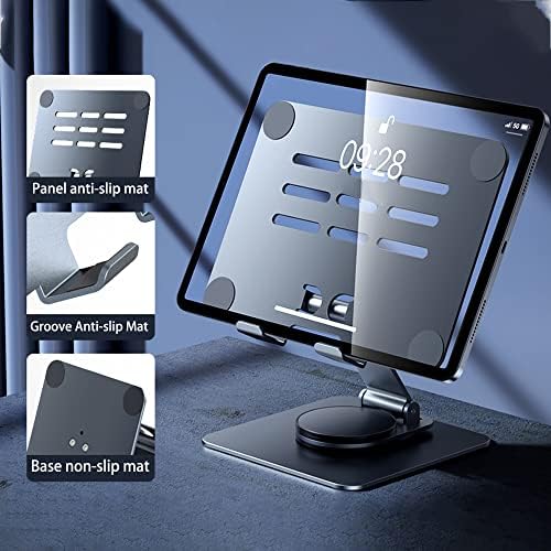 XICHG 360 Döner Tablet Standı, Masa ve Masa için Ayarlanabilir Tablet Standı/Tutucu, [5.11 in*7.08 in] iPad Pro/Hava/Mini