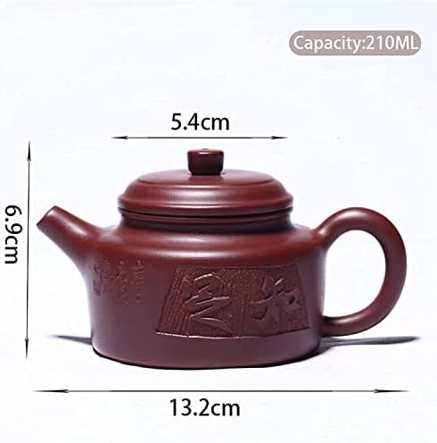 SoGuDıo bitki çayı Pot Demlik ünlü Mor Kil Çaydanlıklar 210 ml el yapımı demlik güzellik su ısıtıcısı Zisha çay seti