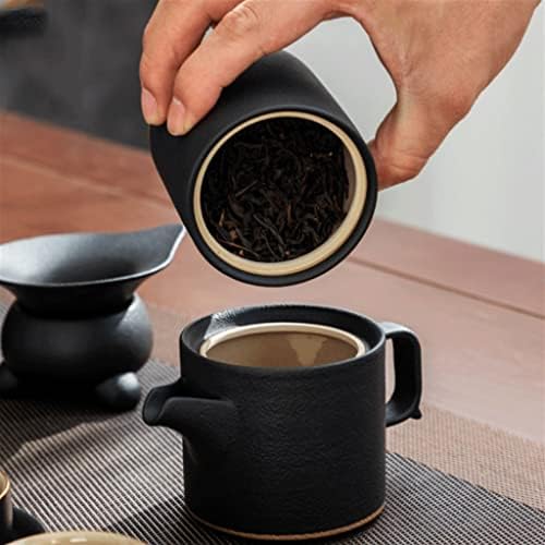 XSNBH Kaba Çömlek Komple Kung Fu çay seti Hediye Kutusu seramik demlik Çay Fincanı Büyük Set Ev Ofis