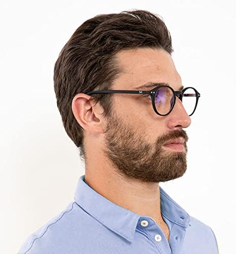 Muunel mavi ışık engelleyici gözlükler, Essilor ® lensler, Luca UVAllBlue™, Erkekler