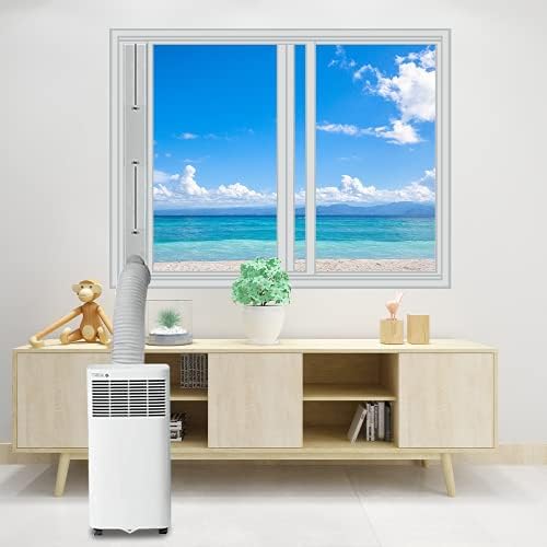 Taşınabilir Klima Penceresi Kiti, AC Ünitesi için Ayarlanabilir Dikey/Yatay Sürgülü Pencere Kiti Plakası, AC Pencere