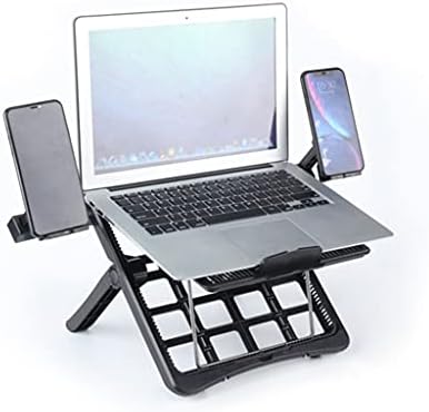 JHWSX laptop standı Alüminyum Dizüstü Soğutma Braketi Dahili Katlanabilir telefon tutucular Çok Açılı Ayarlanabilir