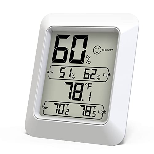 Kapalı Termometre, LFF Higrometre Dijital oda termometresi ve nem ölçer ile Sıcaklık Nem Ölçer için Oturma Odası,