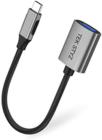 Tek Styz USB-C USB 3.0 Adaptörü, Google Nexus 5X OTG Tipi-C/PD Erkek USB 3.0 Dişi Dönüştürücü için Çalışır. (5Gbps)