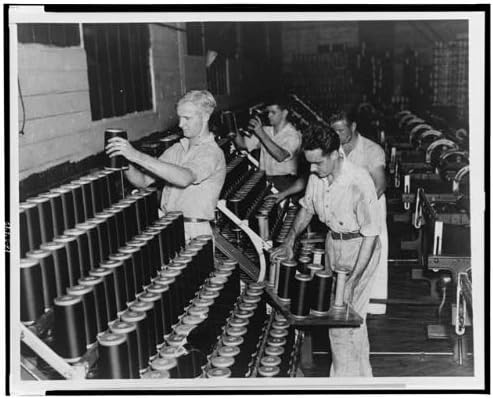 HistoricalFindings Fotoğraf: Grev Başladı, Tekstil Fabrikası işçileri, İplik makaraları, 1934, Gastonia, Kuzey Carolina