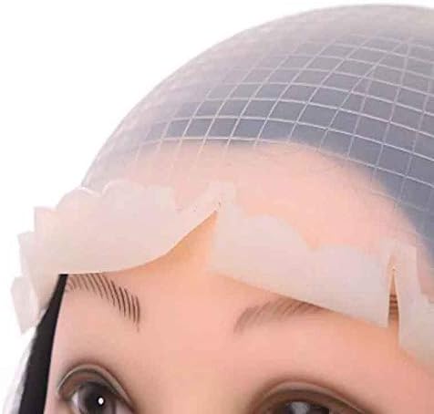 WPYYI Yeniden Kullanılabilir Boya Kapağı Silikon Saç Boyama Kapağı Kanca İğne ile Profesyonel Salon Saç Boyası Kapağı
