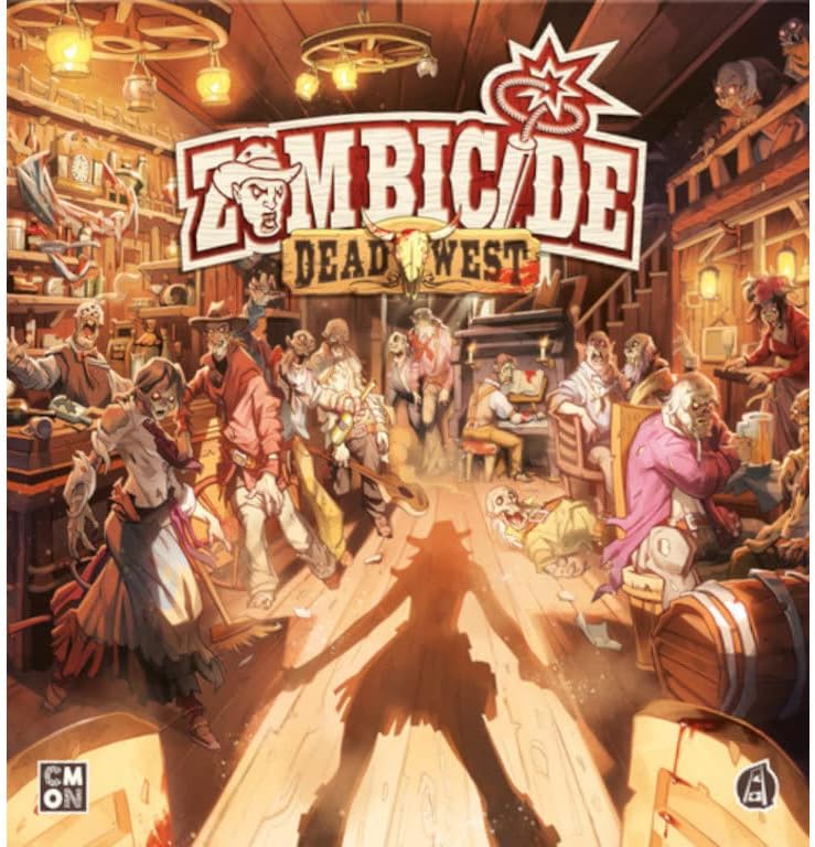 Zombicide: Kickstarter Extra Dead West ile Ölümsüz veya Canlı Temel Oyun