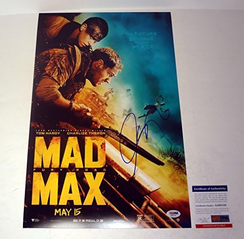 George Miller Yönetmen İmzalı İmza Mad Max Film Afişi PSA / DNA COA 2