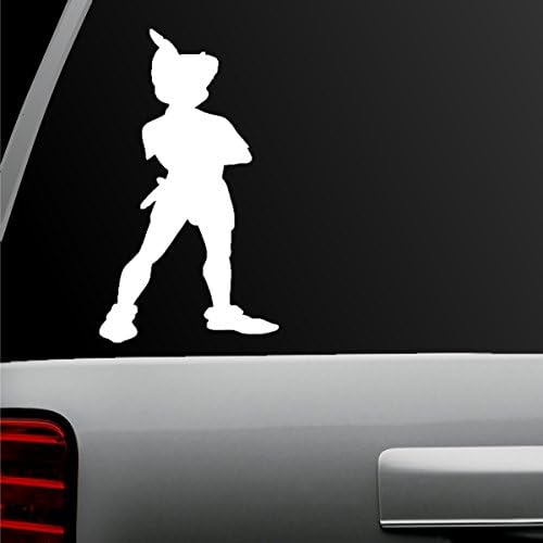 Crawford Graphix Auto Sticker - Otomatik Çıkartma-Peter Pan Standing-Araba, Kamyon, Motosiklet, Dizüstü Bilgisayar,