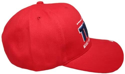 Trump 2024 Amerika'yı Yeniden Harika Yap 45. Başkan Kırmızı İşlemeli Şapka Kap