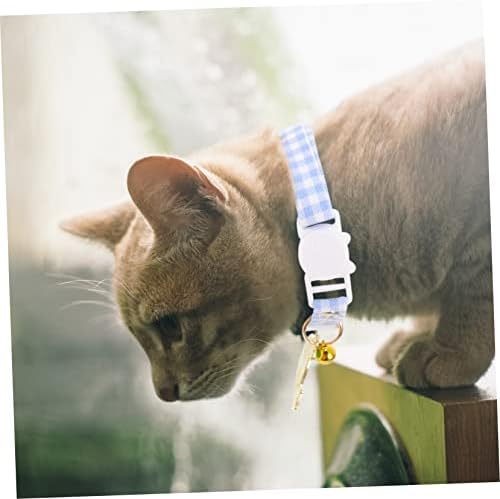 Mipcase 2 adet Sevimli Dekorasyon Yaka Boyun Küçük Yaka Köpek Güzel Zarif Pet Malzemeleri ile Giyen Kediler Emniyet