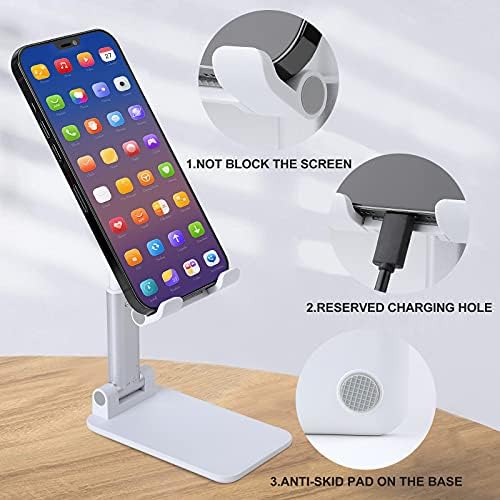 Watercoor Cupcake Komik Katlanabilir Masaüstü Cep Telefonu Tutucu Taşınabilir Ayarlanabilir Standı Masası Aksesuarları