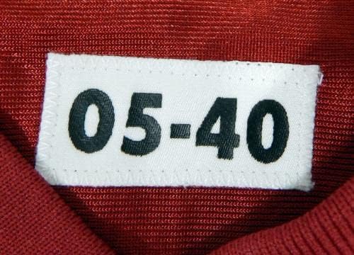 2005 San Francisco 49ers Rayshun Reed 31 Oyunu Yayınlandı Kırmızı Forma 40 DP30894 - İmzasız NFL Oyunu Kullanılmış