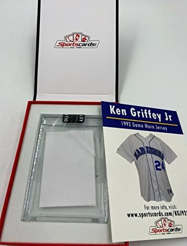 Denizciler Ken Griffey Jr. HOF 1992 Oyun Yıpranmış Jarse Yama Kalıntısı Sportscards.com -MLB Oyunu Kullanılmış Formalar