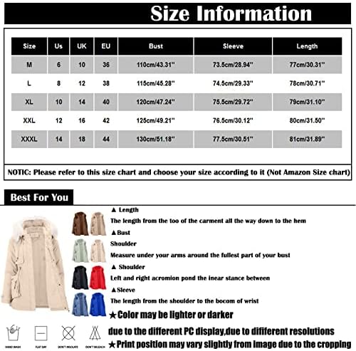 VODMXYGG Bayan günlük ceketler Kış Temel Üstleri Klasik Fit Hafif Kravat Düğüm T-Shirt Konfor Zip fermuarlı ceket
