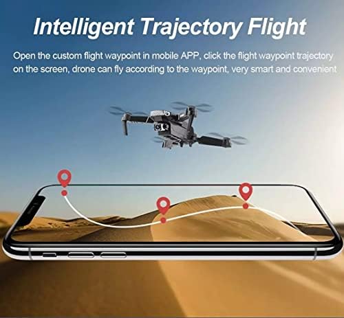 Yetişkinler/Çocuklar için Kameralı E88 Drone 4K HD Kameralı Katlanabilir rc dört pervaneli helikopter Drone, WiFi