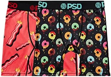 PSD iç çamaşırı gençlik Streç Elastik Bant Boxer kısa iç çamaşırı 2'li paket