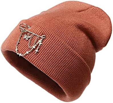 Kadınlar için şapka Bere Klasik Moda Tıknaz Şapkalar Kaflı Kar Şapkaları Hafif Kalın Kasketleri Kar Kayak Kafatası