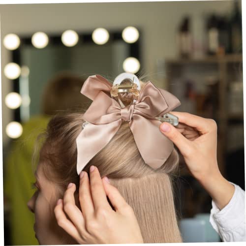 VALİCLUD 4 adet Yay Klip Kız saç tokası s Kız saç fiyonkları Glitter saç tokası s Glitter Yay Saç Tokası Noel saç