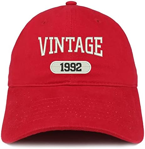 Trendy Giyim Mağazası Vintage 1992 İşlemeli 31. Doğum Günü Rahat Oturan Pamuklu Şapka