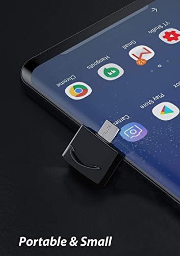 USB C Dişi USB Erkek Adaptör (2 paket) Tip-C Şarj Cihazı ile OTG için Samsung Galaxy SM-975u'nuzla uyumludur. Klavye,