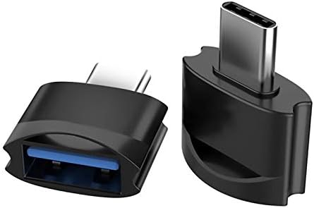 USB C Dişi USB Erkek Adaptör (2 paket) Tip-C Şarj Cihazı ile OTG için Motorola Moto G Hızlı ile uyumludur. Klavye,