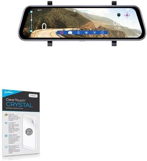 BOYO Vision VTR93M ile Uyumlu BoxWave Ekran Koruyucu (BoxWave tarafından Ekran Koruyucu) - ClearTouch Crystal (2'li