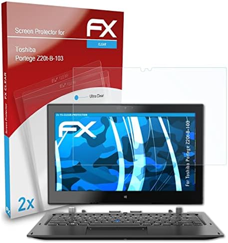 Toshiba Portege Z20t-B - 103 Ekran Koruyucu ile Uyumlu atFoliX Ekran Koruyucu Film, Ultra Net FX Koruyucu Film (2X)